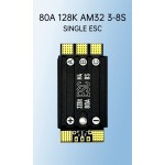Original RuiQi Aocoda 80A 128K AM32 3-8S Single ESC Flight Control MPU6500 Remote Control Model Spare Made of Plastic